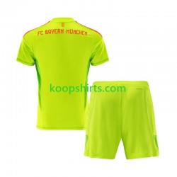 FC Bayern München Doelman Thuis Tenue Kinder Voetbalshirts 2024-2025 Korte Mouwen