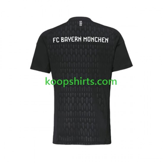 FC Bayern München Doelman Thuis Tenue Heren Voetbalshirts 2023-2024 Korte Mouwen