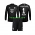 FC Bayern München Doelman Thuis Tenue Kinder Voetbalshirts Manuel Neuer 1 2023-2024 Lange Mouwen