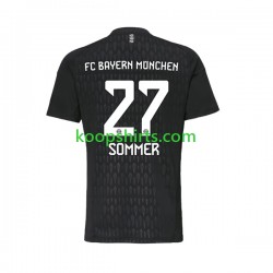 FC Bayern München Doelman Thuis Tenue Heren Voetbalshirts Yann Sommer 27 2023-2024 Korte Mouwen