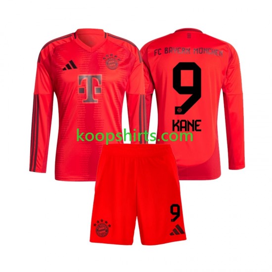 FC Bayern München Thuis Tenue Kinder Voetbalshirts Harry Kane 9 2024-2025 Lange Mouwen FC Bayern München Thuis Tenue Kinder Voetbalshirts Harry Kane 9 2024-2025 Lange Mouwen