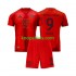 FC Bayern München Thuis Rood Tenue Kinder Voetbalshirts Harry Kane 9 2024-2025 Korte Mouwen