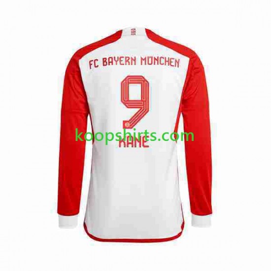 FC Bayern München Thuis Tenue Heren Voetbalshirts Harry Kane 9 2023-2024 Lange Mouwen FC Bayern München Thuis Tenue Heren Voetbalshirts Harry Kane 9 2023-2024 Lange Mouwen