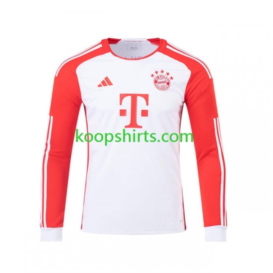 FC Bayern München Thuis Tenue Heren Voetbalshirts 2023-2024 Lange Mouwen FC Bayern München Thuis Tenue Heren Voetbalshirts 2023-2024 Lange Mouwen