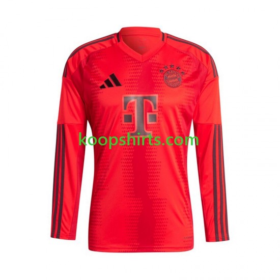 FC Bayern München Thuis Rood Tenue Heren Voetbalshirts 2024-2025 Lange Mouwen FC Bayern München Thuis Rood Tenue Heren Voetbalshirts 2024-2025 Lange Mouwen