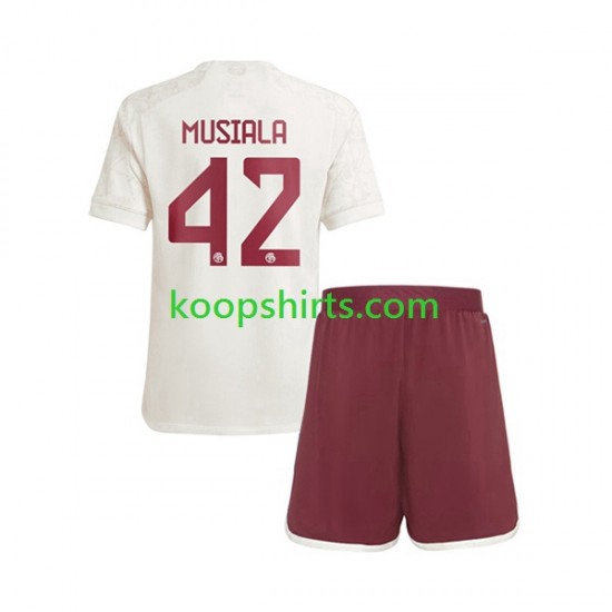 FC Bayern München Derde Tenue Kinder Voetbalshirts Jamal Musiala 42 2023-2024 Korte Mouwen FC Bayern München Derde Tenue Kinder Voetbalshirts Jamal Musiala 42 2023-2024 Korte Mouwen