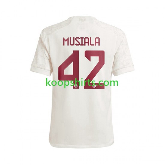 FC Bayern München Derde Tenue Heren Voetbalshirts Jamal Musiala 42 2023-2024 Korte Mouwen FC Bayern München Derde Tenue Heren Voetbalshirts Jamal Musiala 42 2023-2024 Korte Mouwen