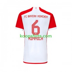 FC Bayern München Thuis Tenue Heren Voetbalshirts Joshua Kimmich 6 2023-2024 Korte Mouwen