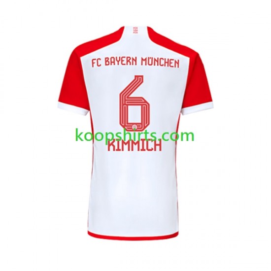 FC Bayern München Thuis Tenue Heren Voetbalshirts Joshua Kimmich 6 2023-2024 Korte Mouwen FC Bayern München Thuis Tenue Heren Voetbalshirts Joshua Kimmich 6 2023-2024 Korte Mouwen