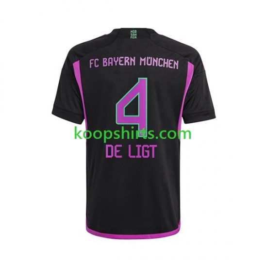 FC Bayern München Uit Tenue Heren Voetbalshirts Matthijs de Ligt 4 2023-2024 Korte Mouwen FC Bayern München Uit Tenue Heren Voetbalshirts Matthijs de Ligt 4 2023-2024 Korte Mouwen