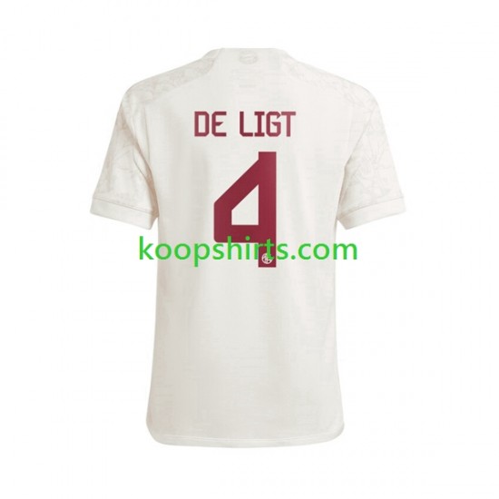 FC Bayern München Derde Tenue Heren Voetbalshirts Matthijs de Ligt 4 2023-2024 Korte Mouwen FC Bayern München Derde Tenue Heren Voetbalshirts Matthijs de Ligt 4 2023-2024 Korte Mouwen