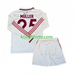 FC Bayern München Derde Tenue Kinder Voetbalshirts Muller 25 2024-2025 Lange Mouwen