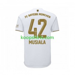 FC Bayern München Uit Tenue Heren Voetbalshirts Musiala 42 2022-2023 Korte Mouwen