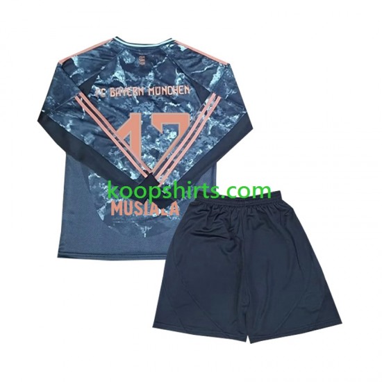 FC Bayern München Uit Tenue Kinder Voetbalshirts Musiala 42 2024-2025 Lange Mouwen FC Bayern München Uit Tenue Kinder Voetbalshirts Musiala 42 2024-2025 Lange Mouwen