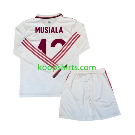 FC Bayern München Derde Tenue Kinder Voetbalshirts Musiala 42 2024-2025 Lange Mouwen FC Bayern München Derde Tenue Kinder Voetbalshirts Musiala 42 2024-2025 Lange Mouwen