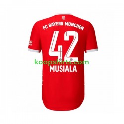 FC Bayern München Thuis Tenue Heren Voetbalshirts Musiala 42 2022-2023 Korte Mouwen
