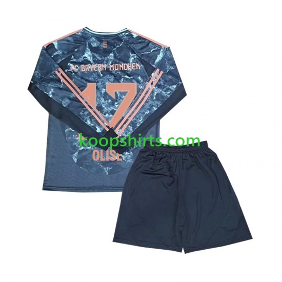 FC Bayern München Uit Tenue Kinder Voetbalshirts Olise 17 2024-2025 Lange Mouwen FC Bayern München Uit Tenue Kinder Voetbalshirts Olise 17 2024-2025 Lange Mouwen