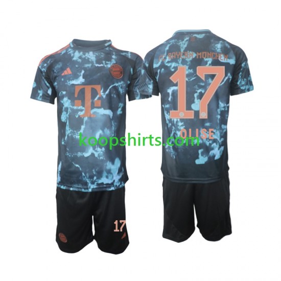 FC Bayern München Uit Tenue Kinder Voetbalshirts Olise 17 2024-2025 Korte Mouwen FC Bayern München Uit Tenue Kinder Voetbalshirts Olise 17 2024-2025 Korte Mouwen