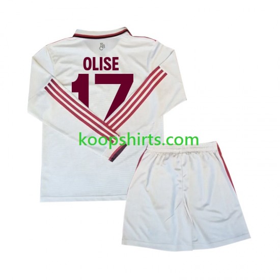 FC Bayern München Derde Tenue Kinder Voetbalshirts Olise 17 2024-2025 Lange Mouwen FC Bayern München Derde Tenue Kinder Voetbalshirts Olise 17 2024-2025 Lange Mouwen