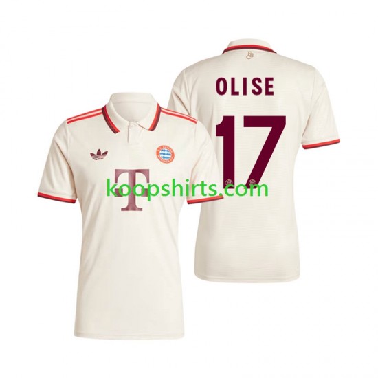 FC Bayern München Derde Tenue Heren Voetbalshirts Olise 17 2024-2025 Korte Mouwen FC Bayern München Derde Tenue Heren Voetbalshirts Olise 17 2024-2025 Korte Mouwen