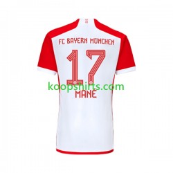 FC Bayern München Thuis Tenue Heren Voetbalshirts Sadio Mane 17 2023-2024 Korte Mouwen
