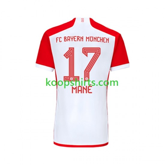 FC Bayern München Thuis Tenue Heren Voetbalshirts Sadio Mane 17 2023-2024 Korte Mouwen FC Bayern München Thuis Tenue Heren Voetbalshirts Sadio Mane 17 2023-2024 Korte Mouwen