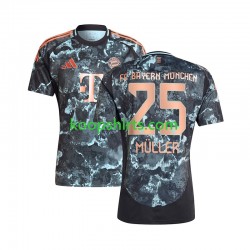 FC Bayern München Uit Tenue Heren Voetbalshirts Thomas Muller 25 2024-2025 Korte Mouwen