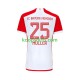 FC Bayern München Thuis Tenue Heren Voetbalshirts Thomas Muller 25 2023-2024 Korte Mouwen FC Bayern München Thuis Tenue Heren Voetbalshirts Thomas Muller 25 2023-2024 Korte Mouwen