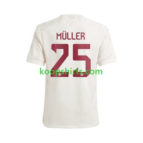 FC Bayern München Derde Tenue Heren Voetbalshirts Thomas Muller 25 2023-2024 Korte Mouwen FC Bayern München Derde Tenue Heren Voetbalshirts Thomas Muller 25 2023-2024 Korte Mouwen