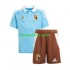 EK 2024 België Uit Tenue Kinder Voetbalshirts Korte Mouwen