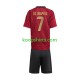 EK 2024 België Thuis Tenue Kinder Voetbalshirts De Bruyne 7 Korte Mouwen
