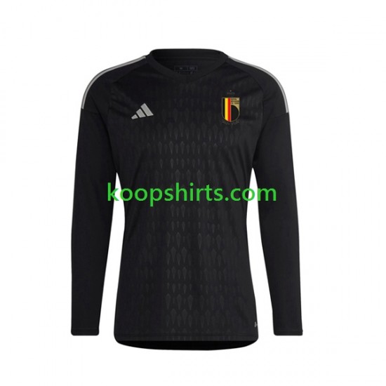België Doelman Uit Tenue Heren Voetbalshirts 2022 Lange Mouwen België Doelman Uit Tenue Heren Voetbalshirts 2022 Lange Mouwen