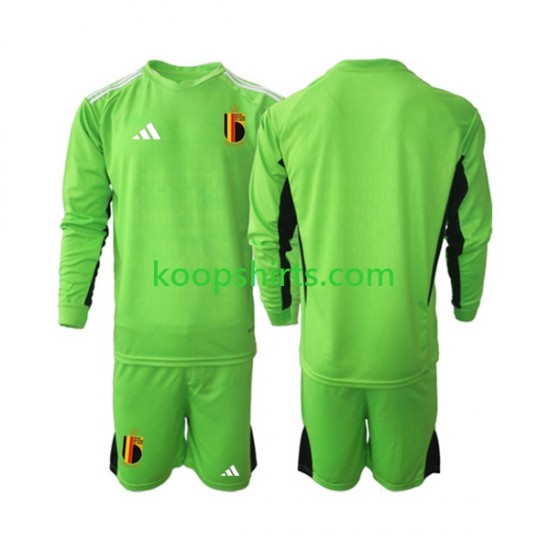 België Doelman Thuis Tenue Kinder Voetbalshirts 2021-2022 Lange Mouwen België Doelman Thuis Tenue Kinder Voetbalshirts 2021-2022 Lange Mouwen