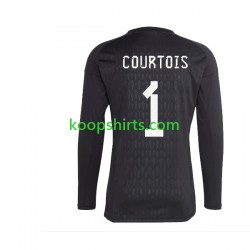België Doelman Uit Tenue Heren Voetbalshirts Courtois 1 2022 Lange Mouwen