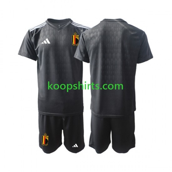 België Doelman Uit Tenue Kinder Voetbalshirts Courtois 1 2022 Korte Mouwen België Doelman Uit Tenue Kinder Voetbalshirts Courtois 1 2022 Korte Mouwen