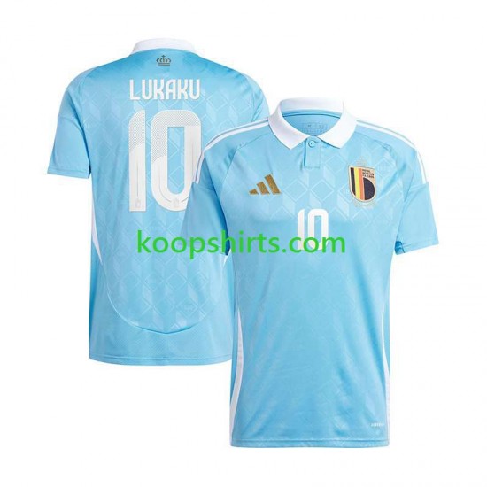EK 2024 België Uit Tenue Heren Voetbalshirts Romelu Lukaku 10 Korte Mouwen EK 2024 België Uit Tenue Heren Voetbalshirts Romelu Lukaku 10 Korte Mouwen