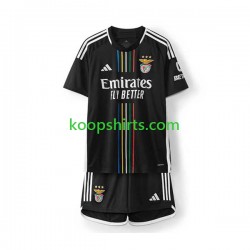 Benfica Uit Tenue Kinder Voetbalshirts 2023-2024 Korte Mouwen