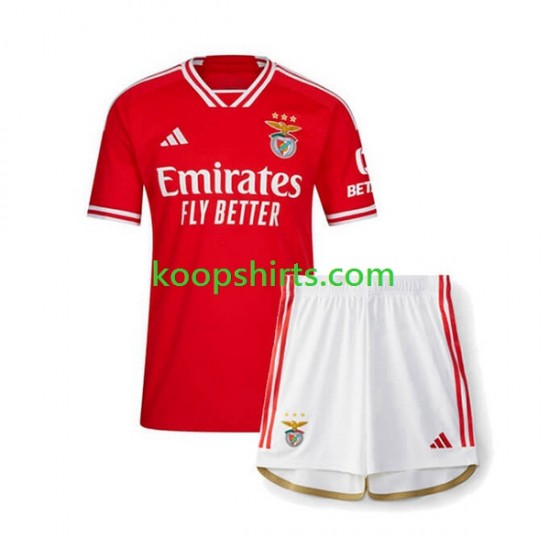 Benfica Thuis Tenue Kinder Voetbalshirts 2023-2024 Korte Mouwen Benfica Thuis Tenue Kinder Voetbalshirts 2023-2024 Korte Mouwen