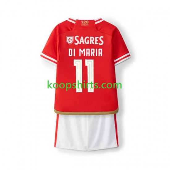Benfica Thuis Tenue Kinder Voetbalshirts Di Maria 11 2023-2024 Korte Mouwen Benfica Thuis Tenue Kinder Voetbalshirts Di Maria 11 2023-2024 Korte Mouwen