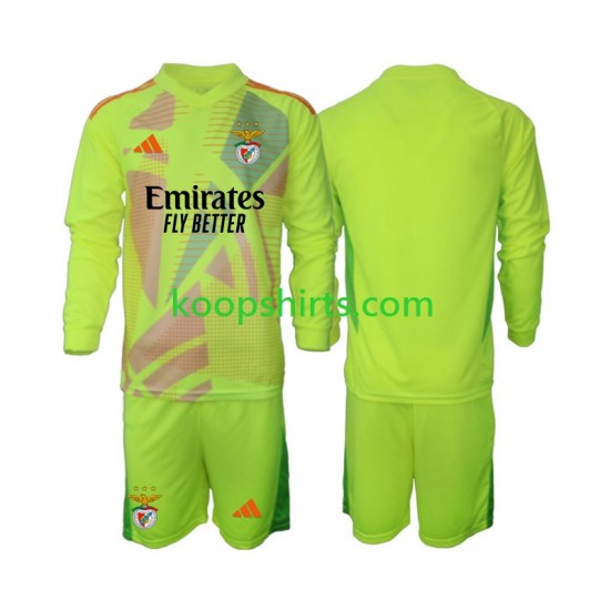 Benfica Doelman Thuis Tenue Kinder Voetbalshirts 2024-2025 Lange Mouwen Benfica Doelman Thuis Tenue Kinder Voetbalshirts 2024-2025 Lange Mouwen