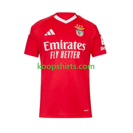 Benfica Thuis Rood Tenue Heren Voetbalshirts 2024-2025 Korte Mouwen Benfica Thuis Rood Tenue Heren Voetbalshirts 2024-2025 Korte Mouwen