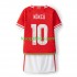 Benfica Thuis Tenue Kinder Voetbalshirts Orkun Kokcu 10 2023-2024 Korte Mouwen