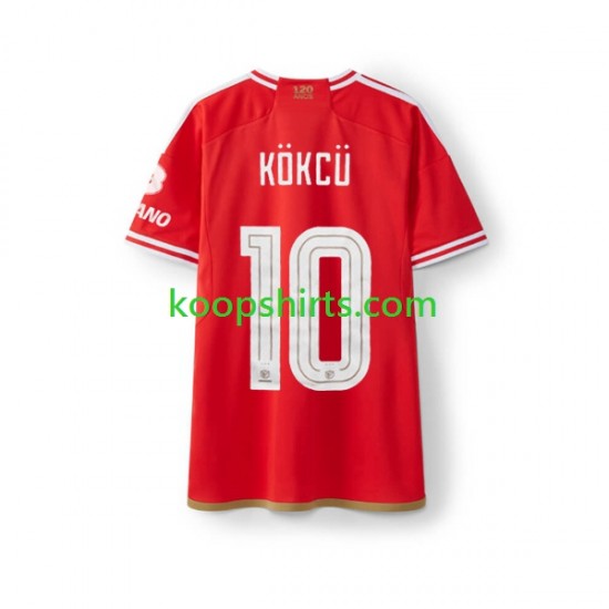 Benfica Thuis Tenue Heren Voetbalshirts Orkun Kokcu 10 2023-2024 Korte Mouwen Benfica Thuis Tenue Heren Voetbalshirts Orkun Kokcu 10 2023-2024 Korte Mouwen