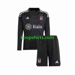 Besiktas Doelman Thuis Tenue Kinder Voetbalshirts 2023-2024 Lange Mouwen