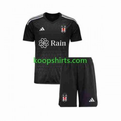 Besiktas Doelman Thuis Tenue Kinder Voetbalshirts 2023-2024 Korte Mouwen