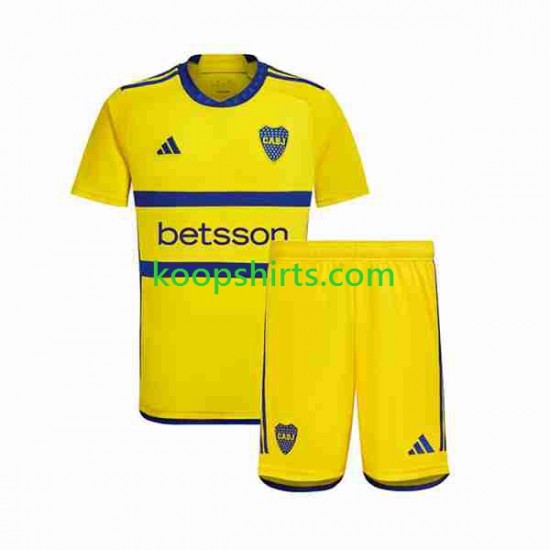 Uit Tenue Kinder Voetbalshirts Boca Juniors 2023-2024 Korte Mouwen Uit Tenue Kinder Voetbalshirts Boca Juniors 2023-2024 Korte Mouwen