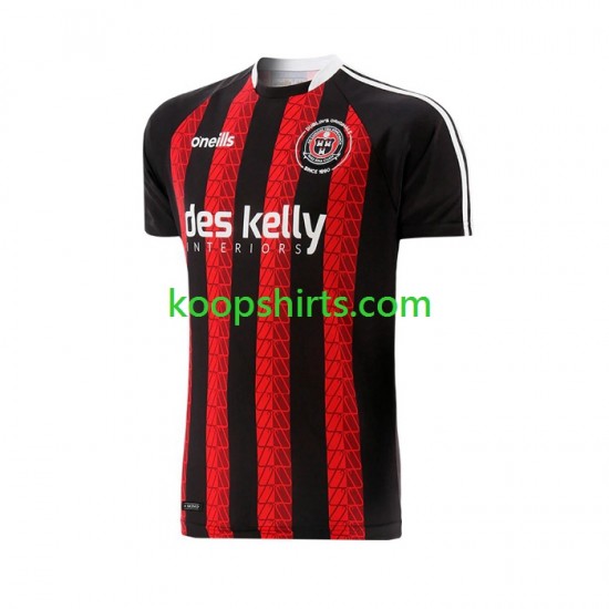 Thuis Tenue Heren Voetbalshirts Bohemian 2023 Korte Mouwen Thuis Tenue Heren Voetbalshirts Bohemian 2023 Korte Mouwen