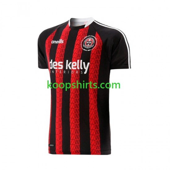 Bohemians Thuis Tenue Heren Voetbalshirts 2023 Korte Mouwen Bohemians Thuis Tenue Heren Voetbalshirts 2023 Korte Mouwen