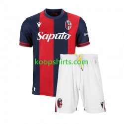 Thuis Tenue Kinder Voetbalshirts Bologna 2024-2025 Korte Mouwen