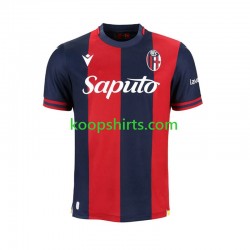 Thuis Tenue Heren Voetbalshirts Bologna 2024-2025 Korte Mouwen